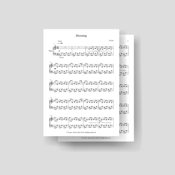 Morning I Sheet Music (PDF) I 2€ Morning I Sheet Music (PDF) I 2€