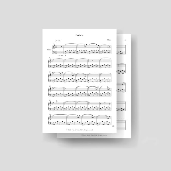 Solace I Sheet Music (PDF) I 2€ Solace I Sheet Music (PDF) I 2€