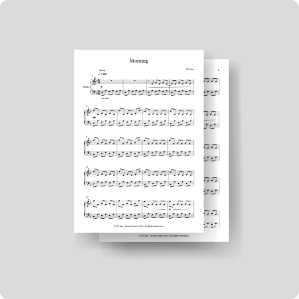 Morning I Sheet Music (PDF) I 2€