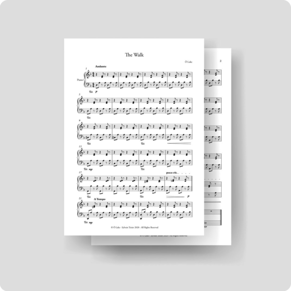 The Walk I Sheet Music (PDF) I 2€